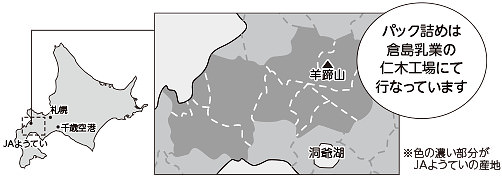 北海道・JAようてい(倉島乳業)