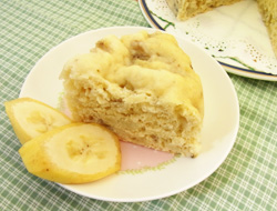 バナナ蒸しパン