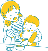 親子 イラスト