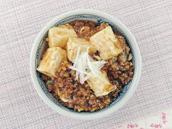 焼き肉のタレで簡単麻婆豆腐