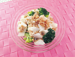 ひきわり納豆とはんぺんの冬サラダ