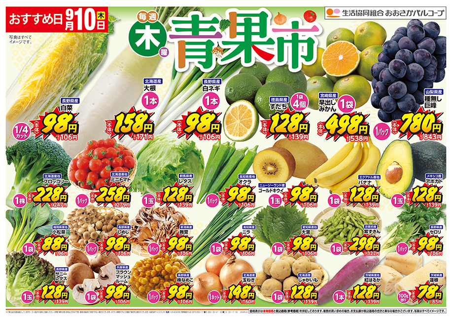 チラシ表面