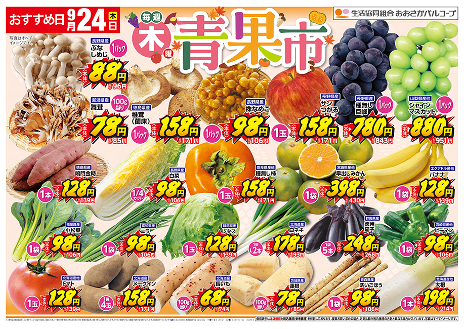 チラシ表面