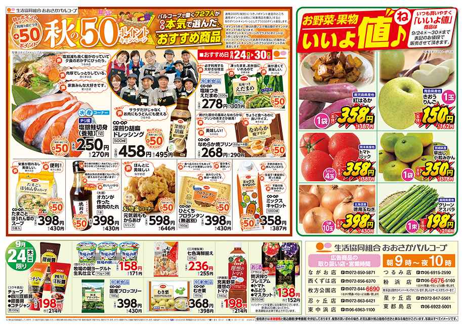チラシ裏面